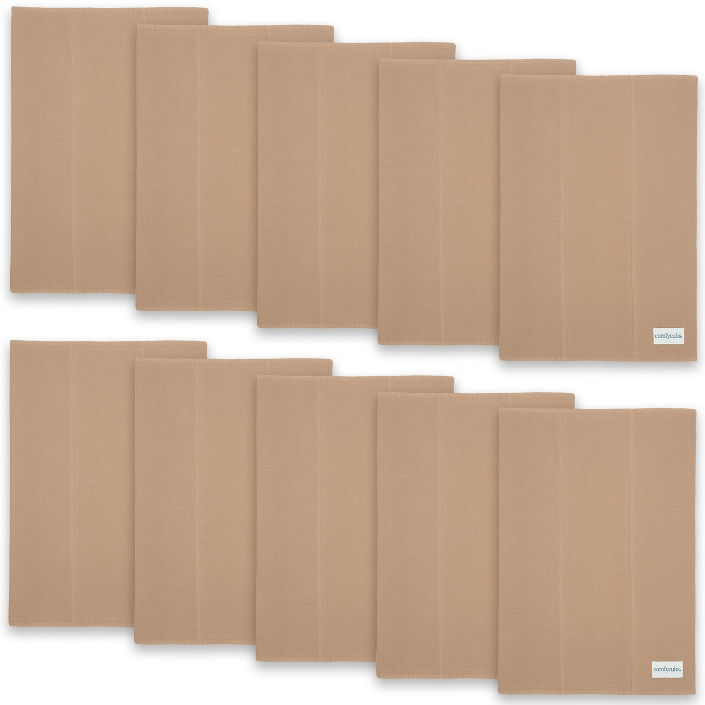 Cotton Burp Cloths by Comfy Cubs - Cedar