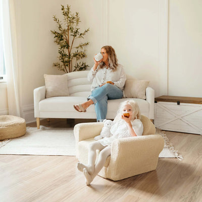 Tiny Land® Afternoon Couch —— Cream Kids Chair - Kidtoycart