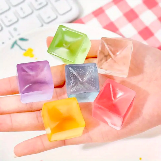 Anti-Stress Squishy Cubes (5 pcs)