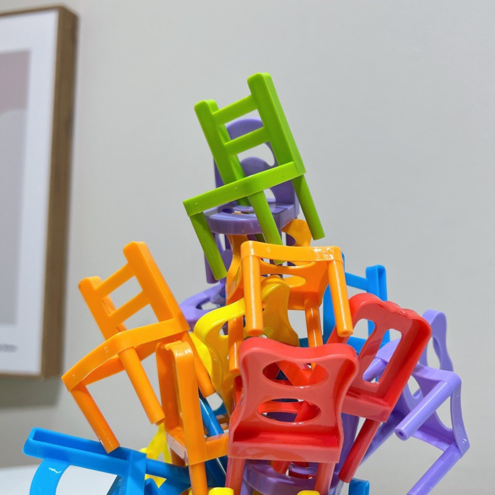 Colorful Chair Stack