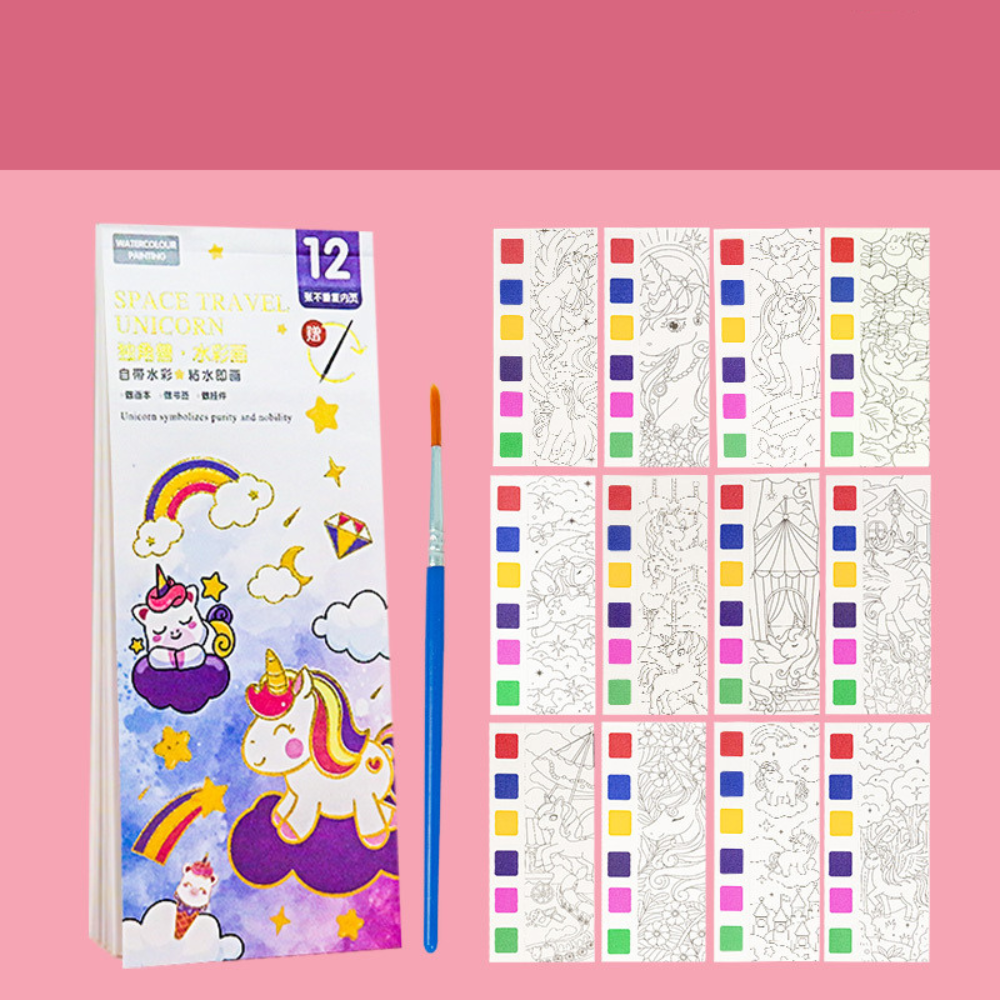 Children's Water Coloring Book