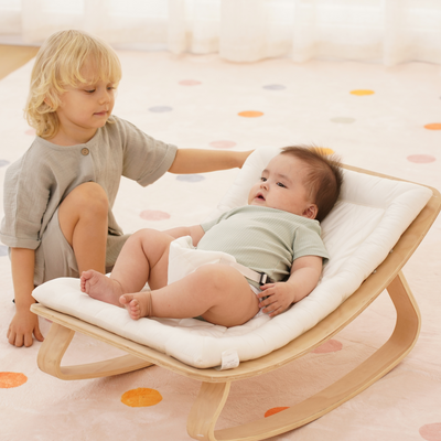 Avenlur Nest – Wooden Baby Rocker with Padded Seat