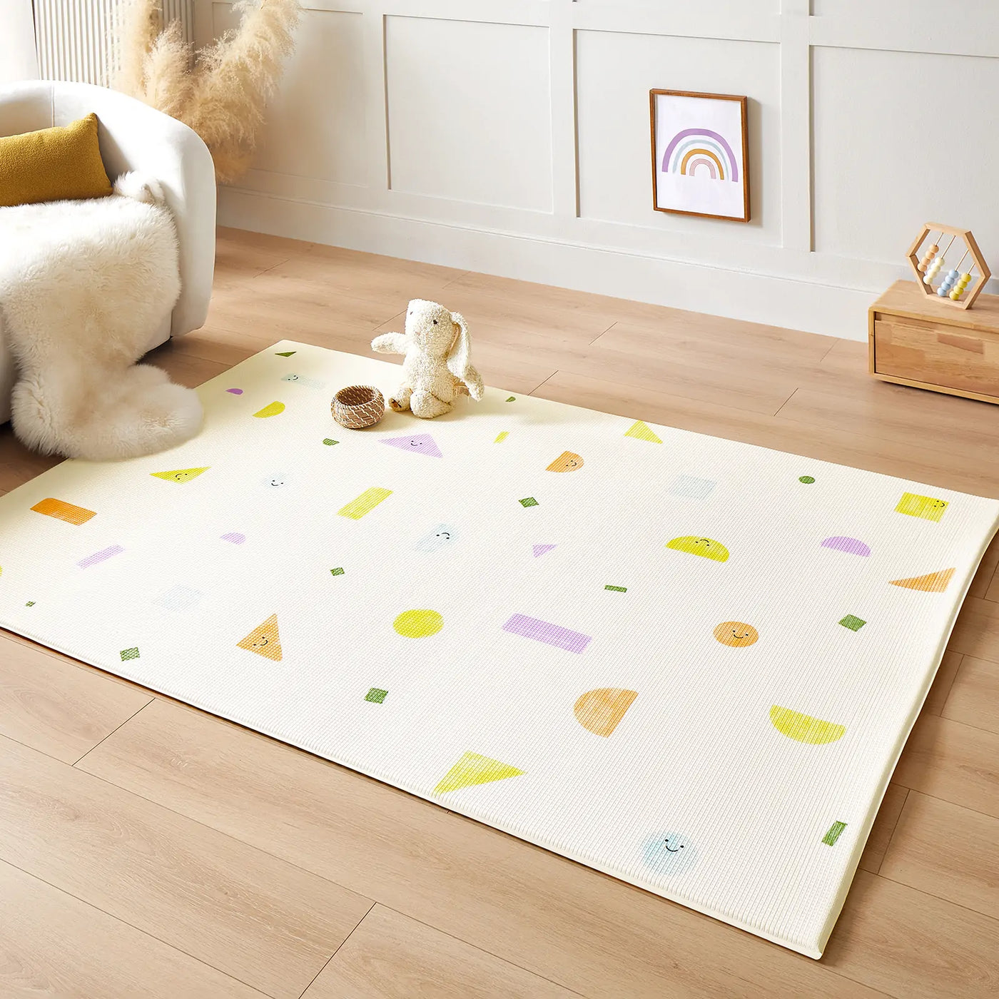 Tiny Land® Double-Sided Baby Playmat Smiley Quest - Kidtoycart