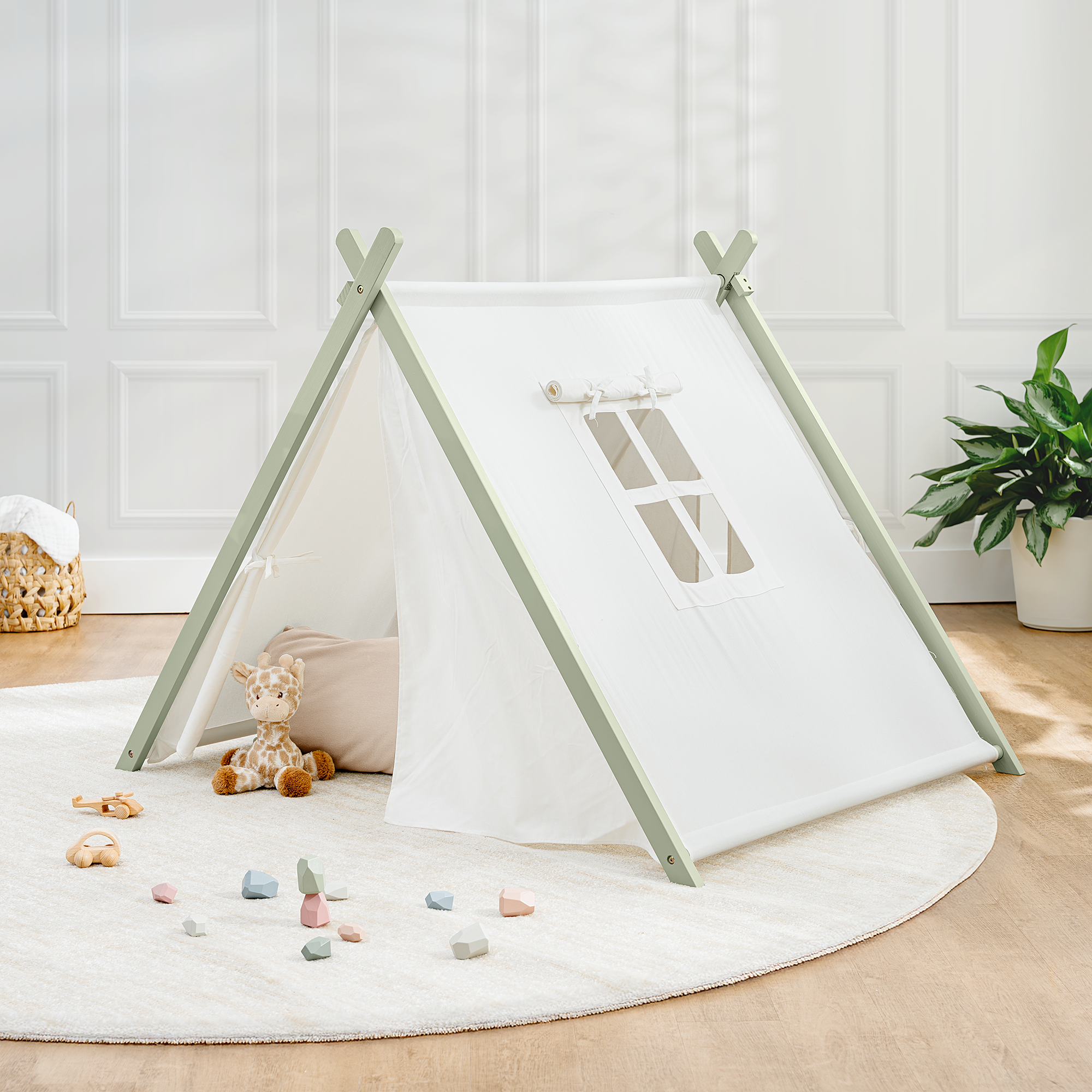 Kids Indoor Play Tent by Comfy Cubs - Sage