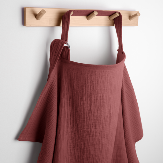 Muslin Nursing Cover by Comfy Cubs - Wine