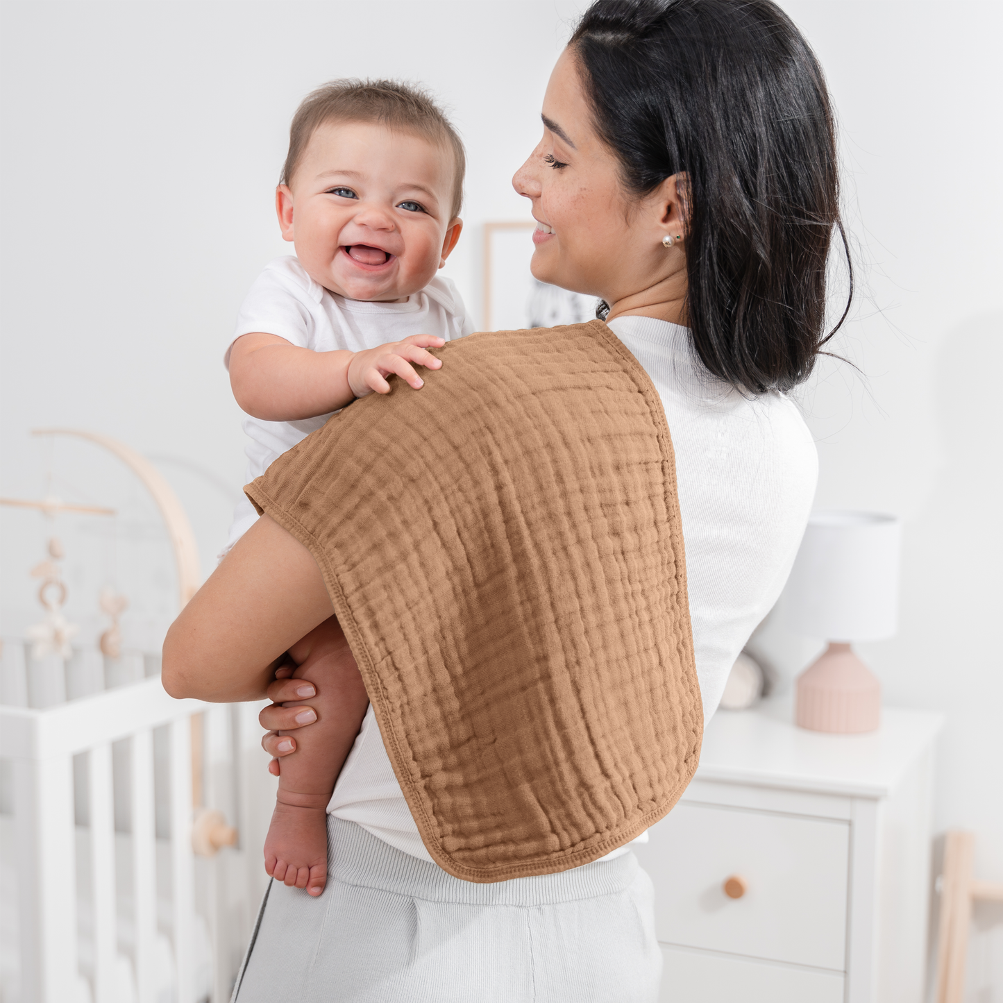 Muslin Burp Cloths by Comfy Cubs - Multicolor