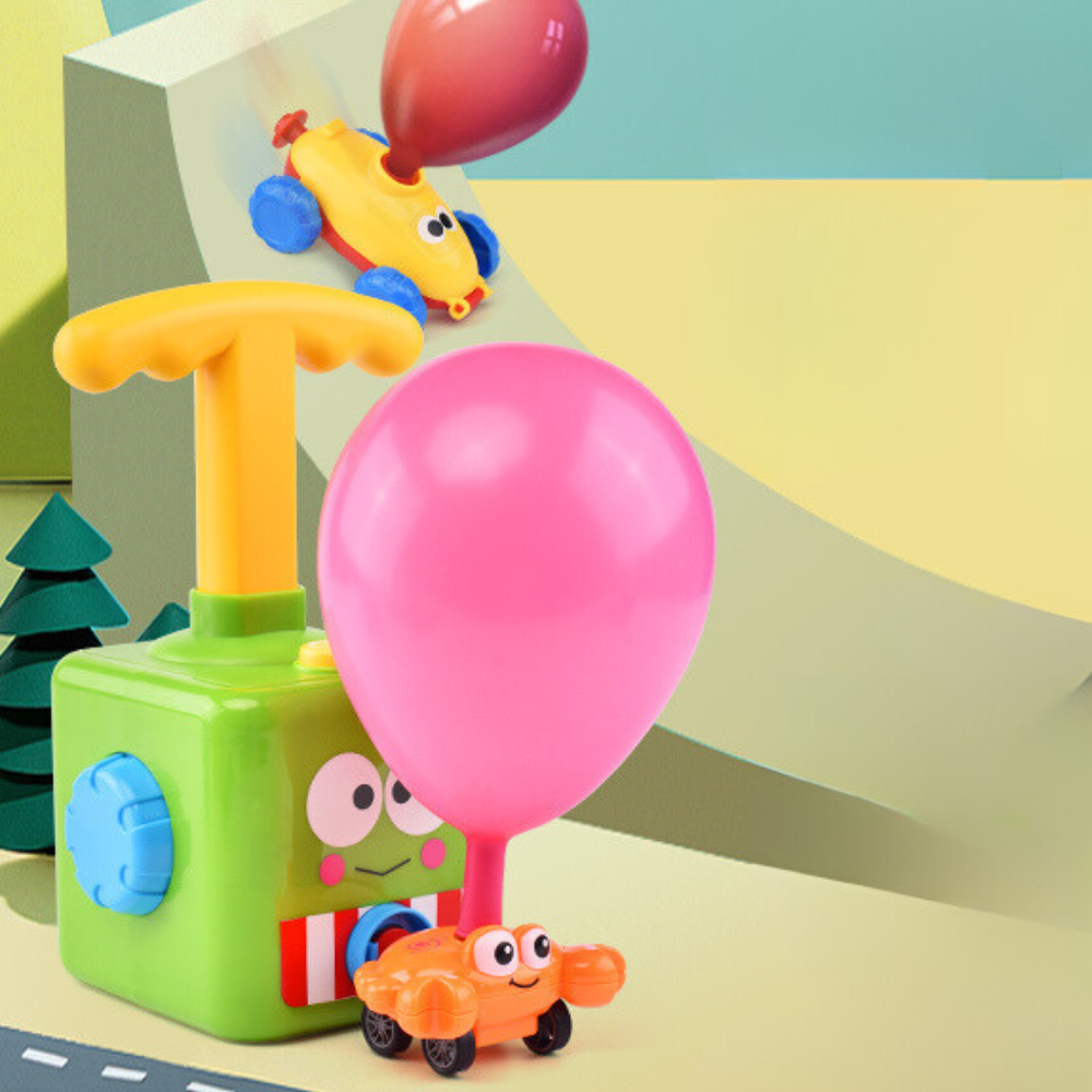 Blow Balloon Toy Car