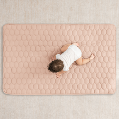 Play Mat with Non-Slip Bottom - Blush
