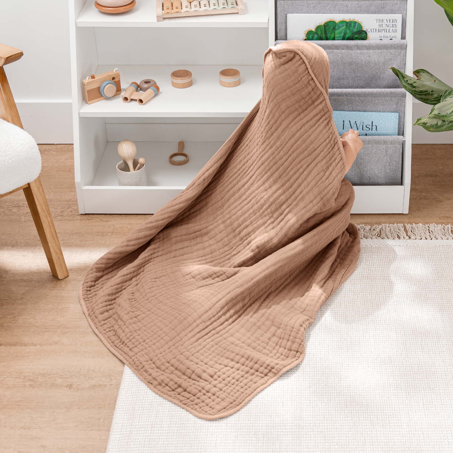 Baby Hooded Towels by Comfy Cubs - Cedar & Sand