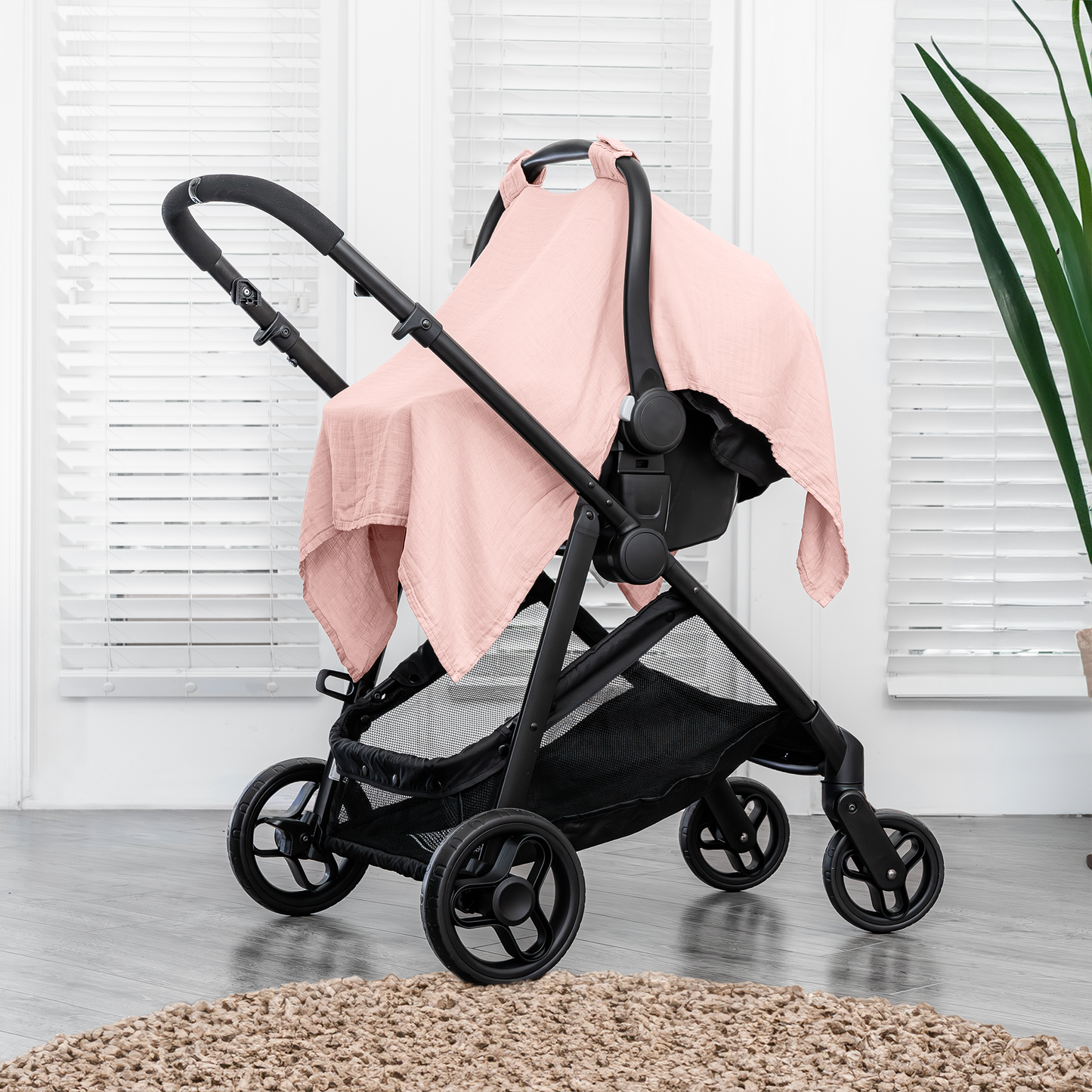 Baby Car Seat Cover by Comfy Cubs - Lace