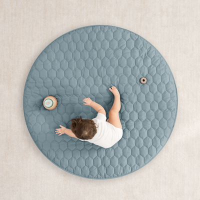 Play Mat with Non-Slip Bottom - Pacific Blue