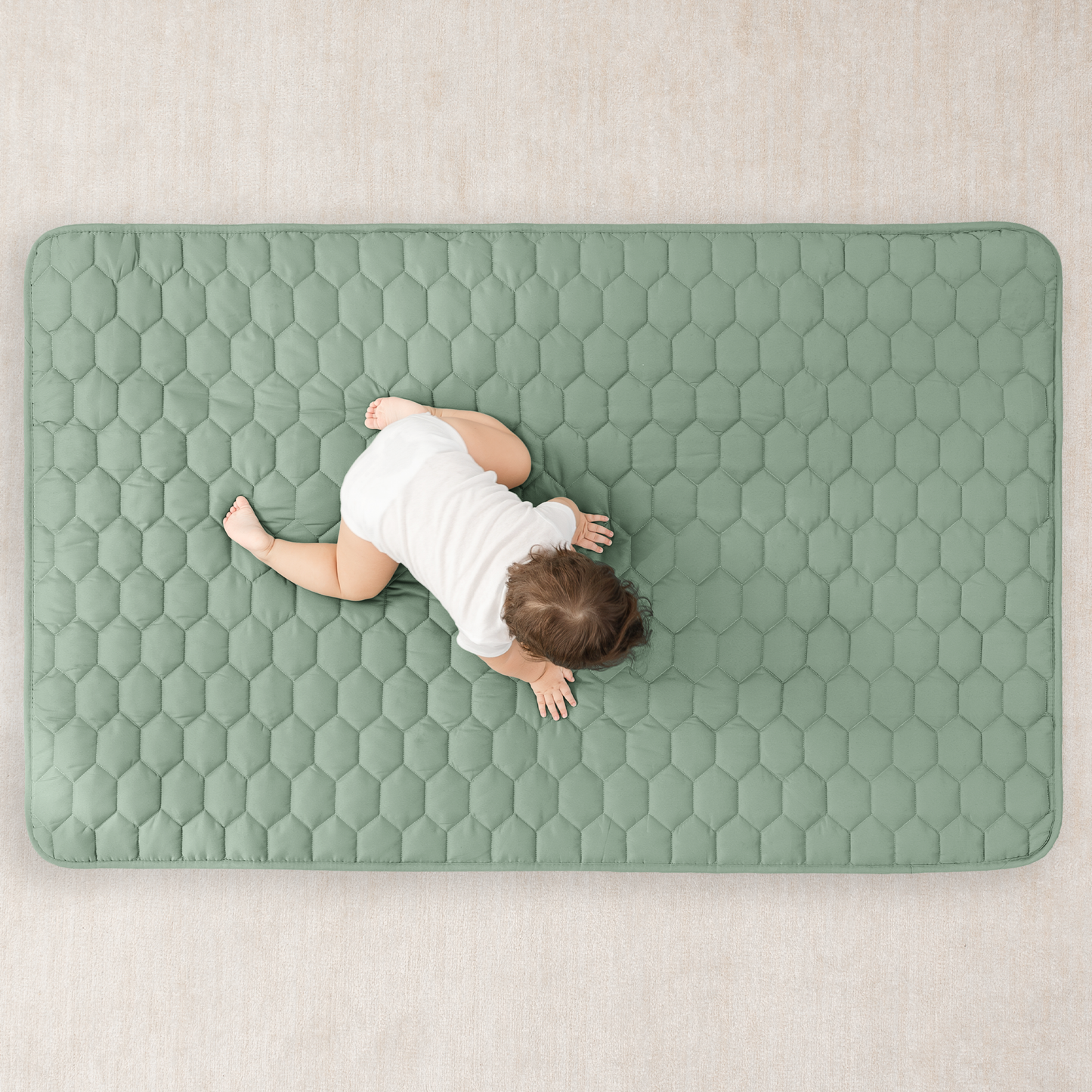 Play Mat with Non-Slip Bottom - Sage