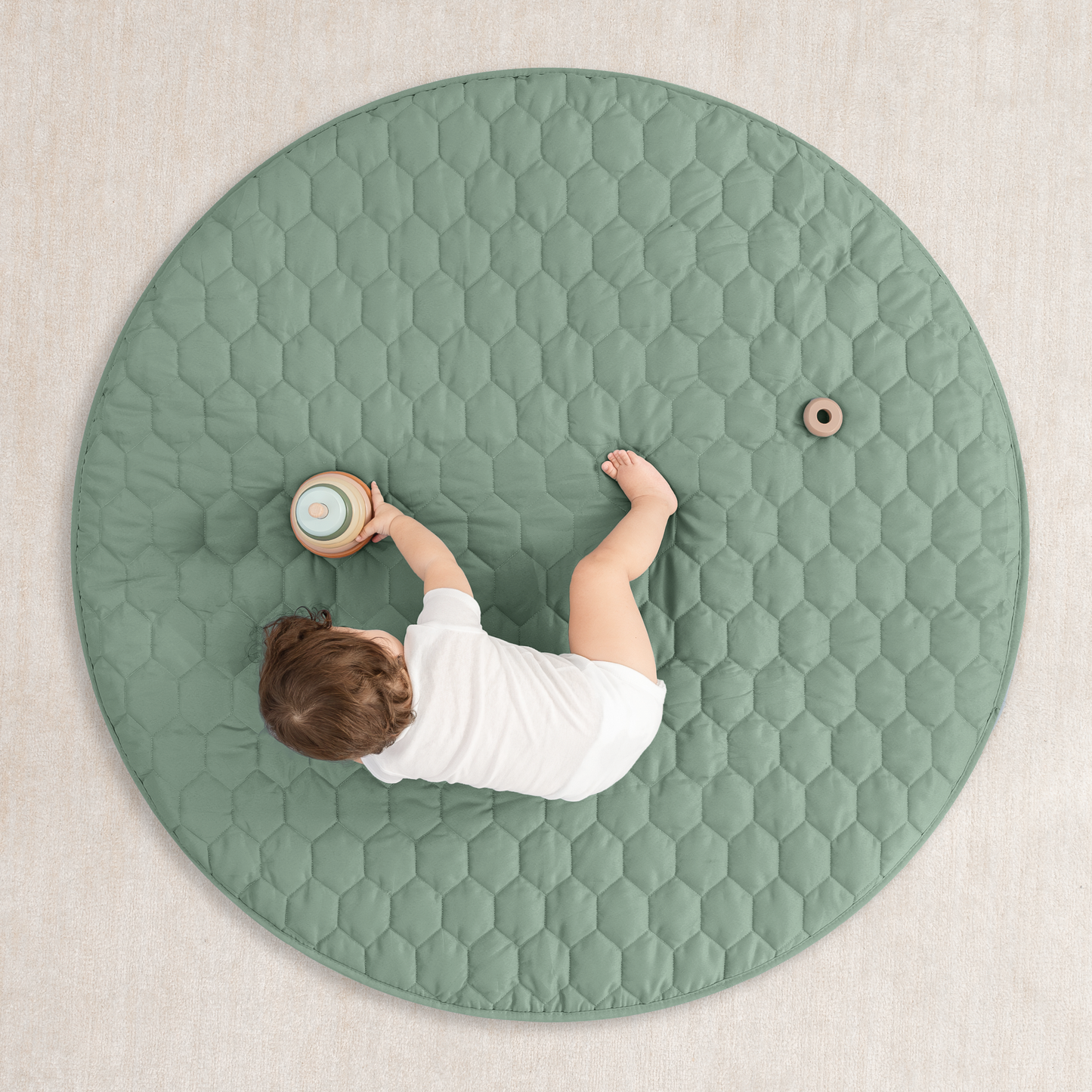 Play Mat with Non-Slip Bottom - Sage