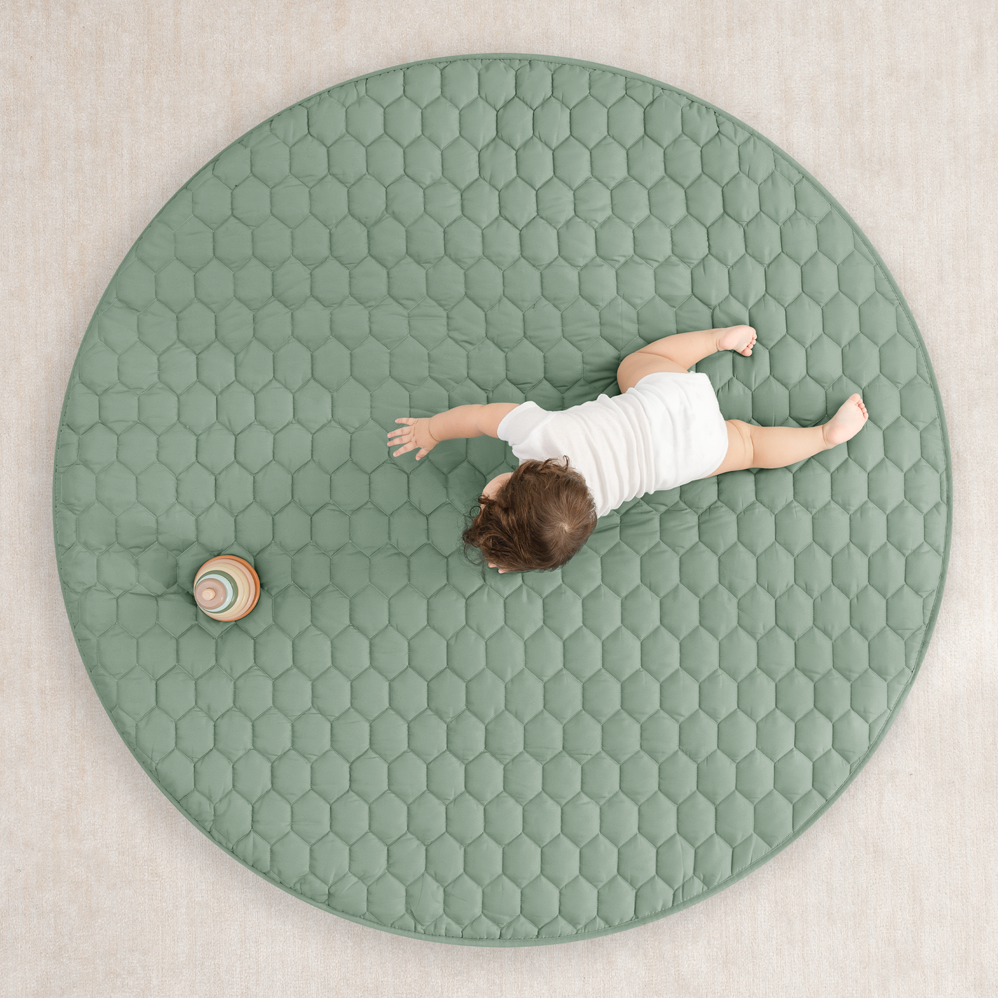 Play Mat with Non-Slip Bottom - Sage