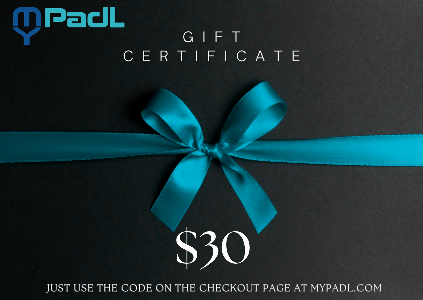 Gift Card: MYPadL® Custom Pickleball Banz & Merch