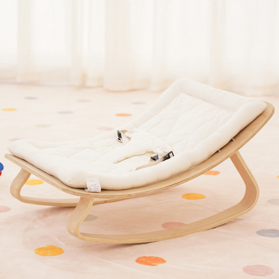 Avenlur Nest – Wooden Baby Rocker with Padded Seat