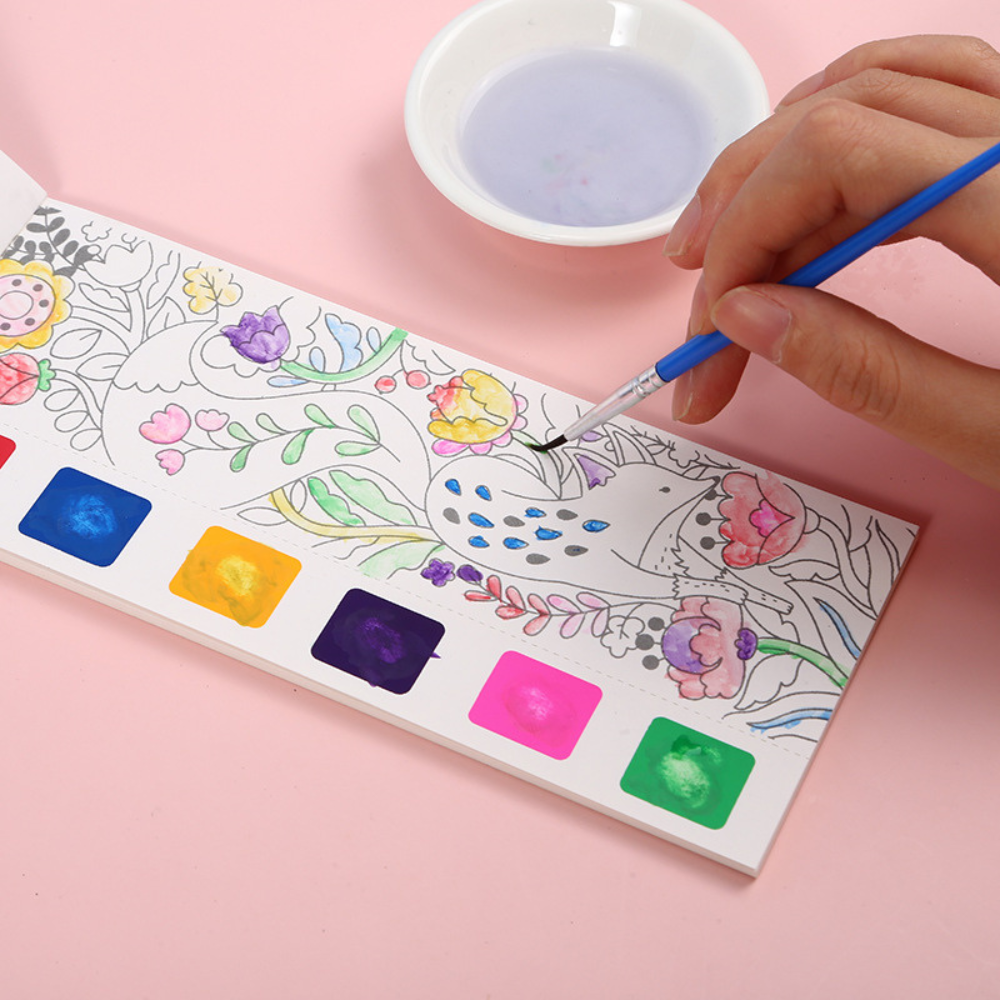 Children's Water Coloring Book
