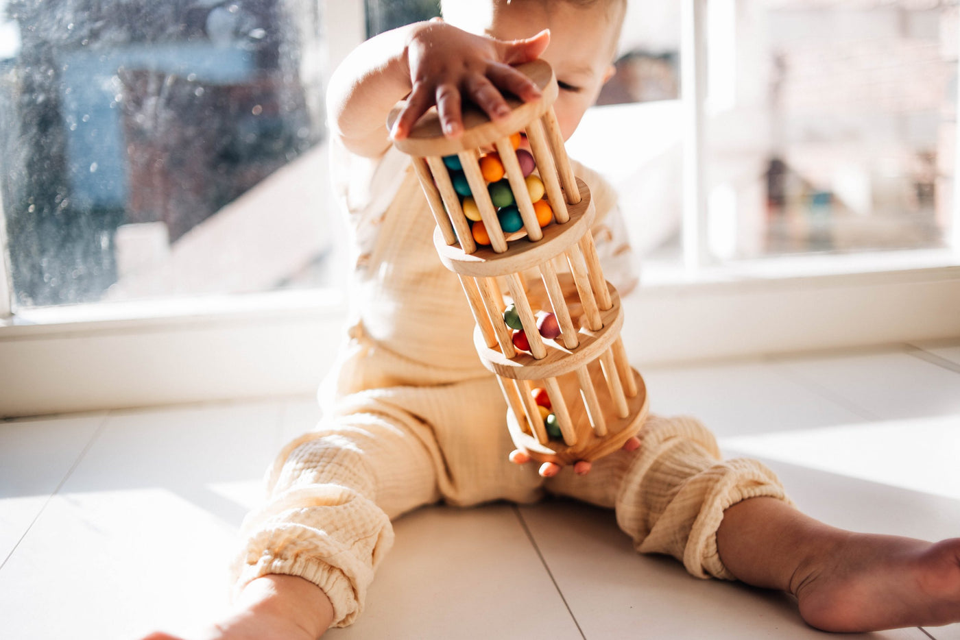 QToys WOODEN RAIN MAKER - Kidtoycart