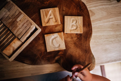 QToys  Capital letter tray