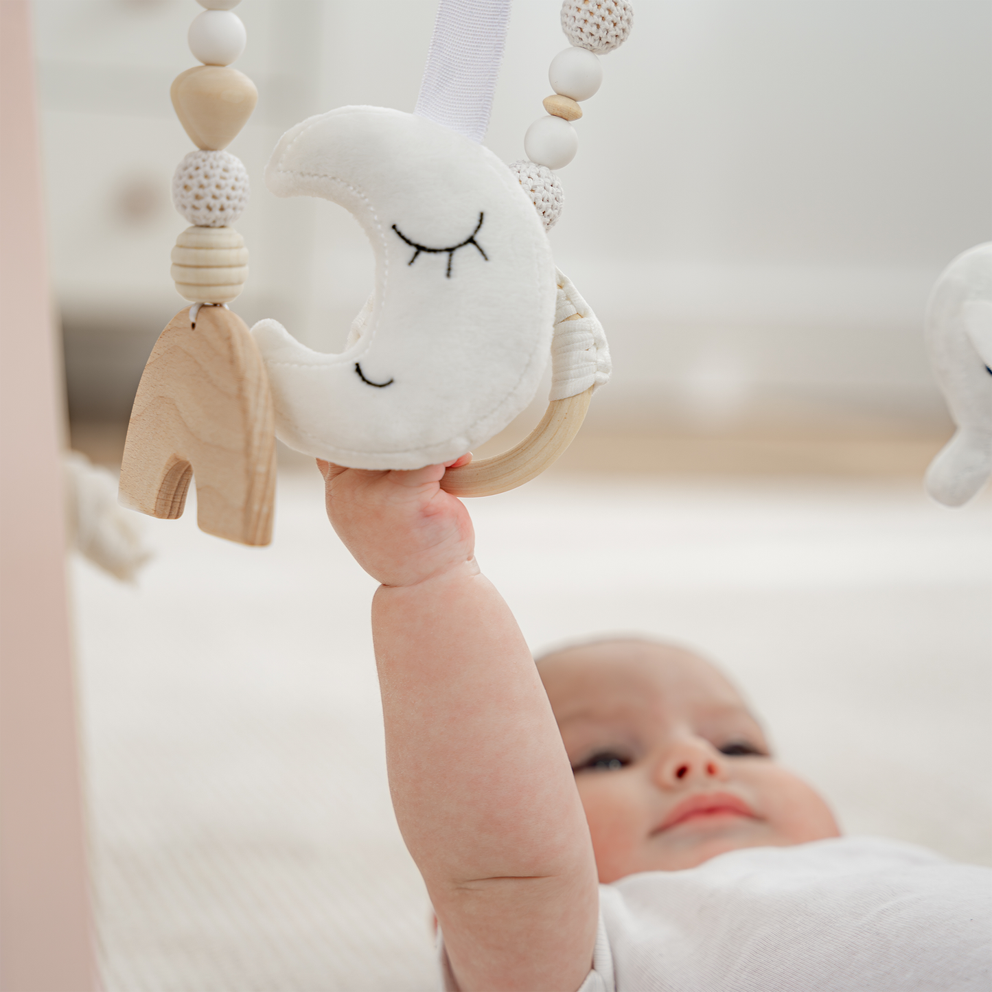 Baby Play Gym by Comfy Cubs in Blush