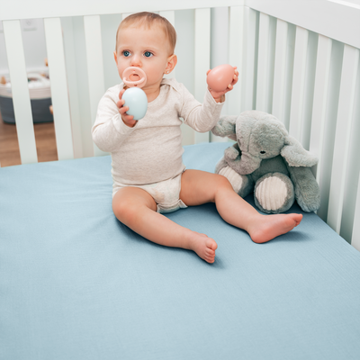 Muslin Fitted Crib Sheet by Comfy Cubs