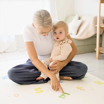 Tiny Land® Double-Sided Baby Playmat Alphabet Adventure - Kidtoycart
