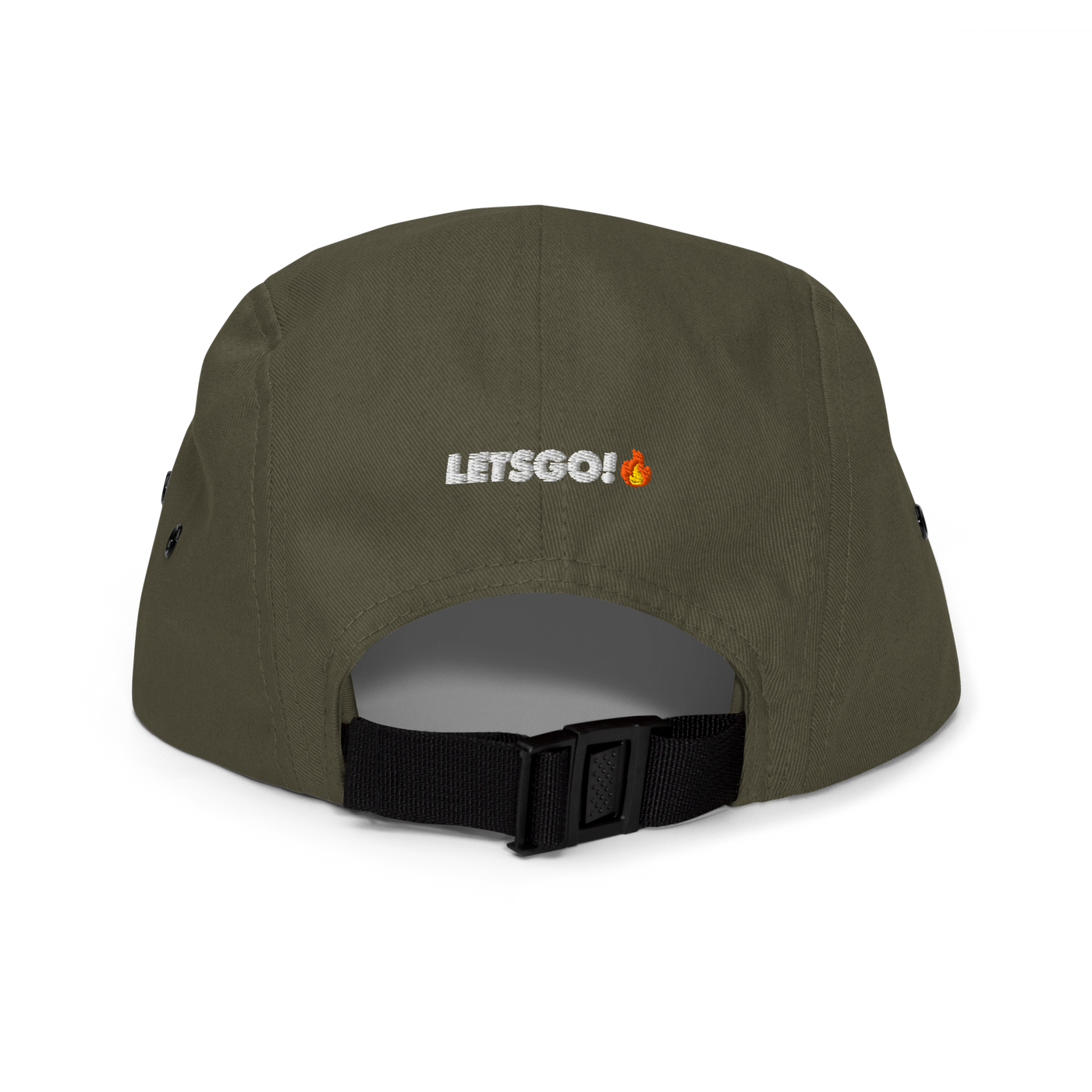 CROWN PICKLEBALL - 5-panel Flat Bill Hat (Olive)