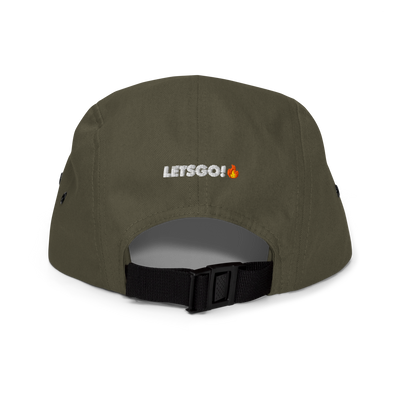 CROWN PICKLEBALL - 5-panel Flat Bill Hat (Olive)