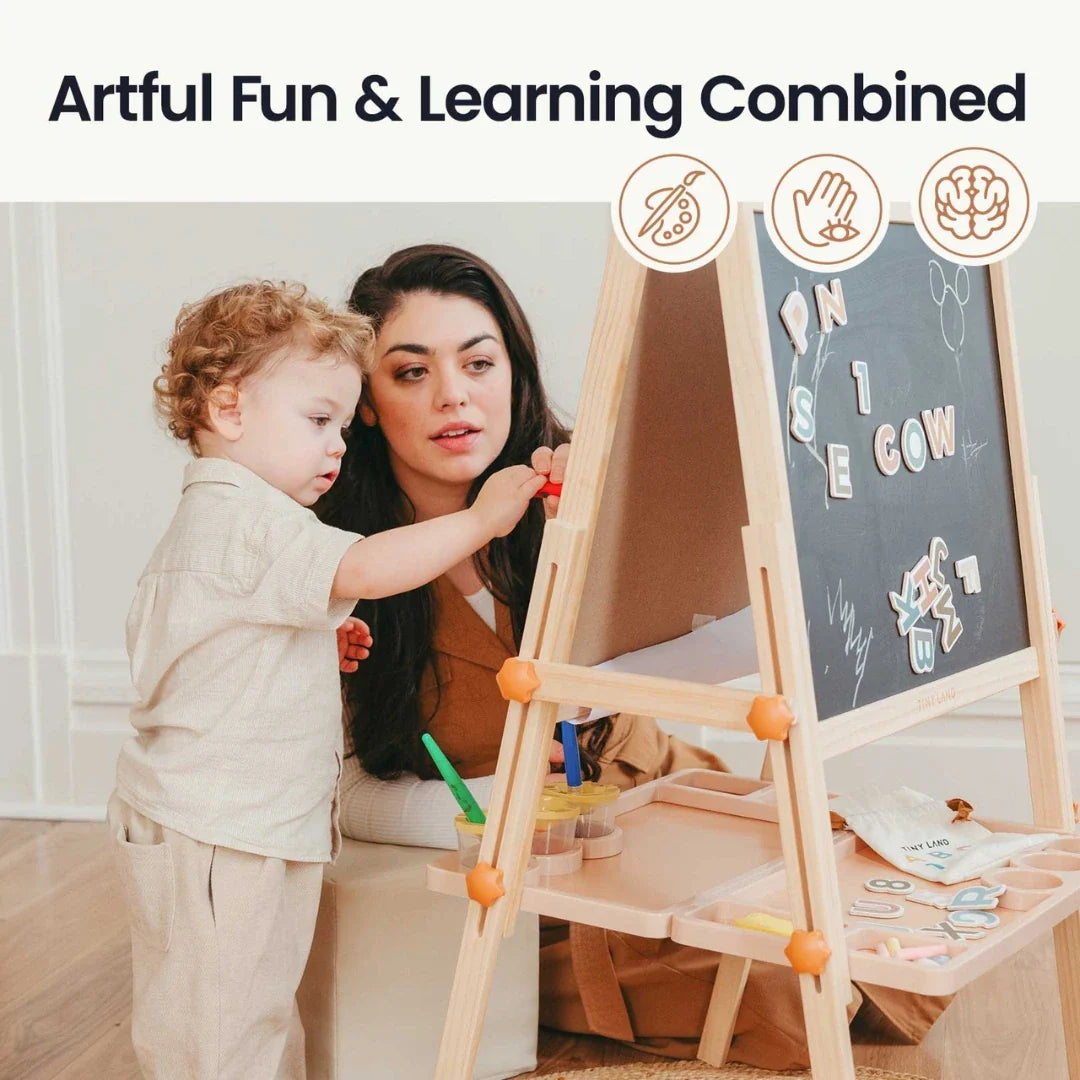 Tiny Land® Magnitales Easel for Kids - Kidtoycart