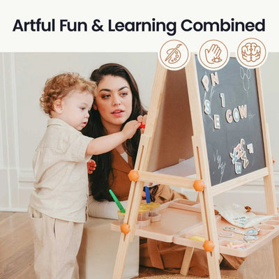 Tiny Land® Magnitales Easel for Kids - Kidtoycart