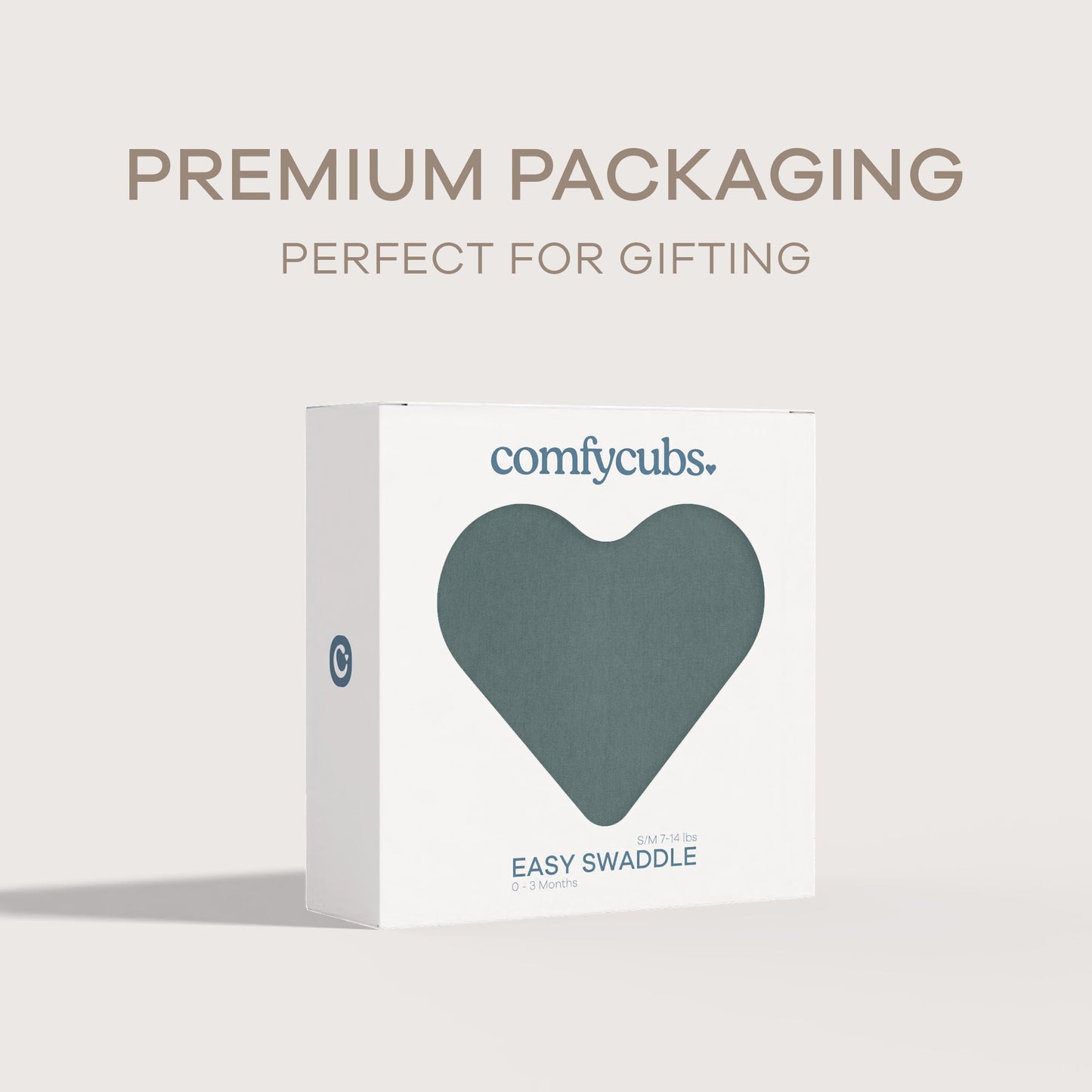 Easy Swaddle Blankets by Comfy Cubs - Azul, Pack of 1