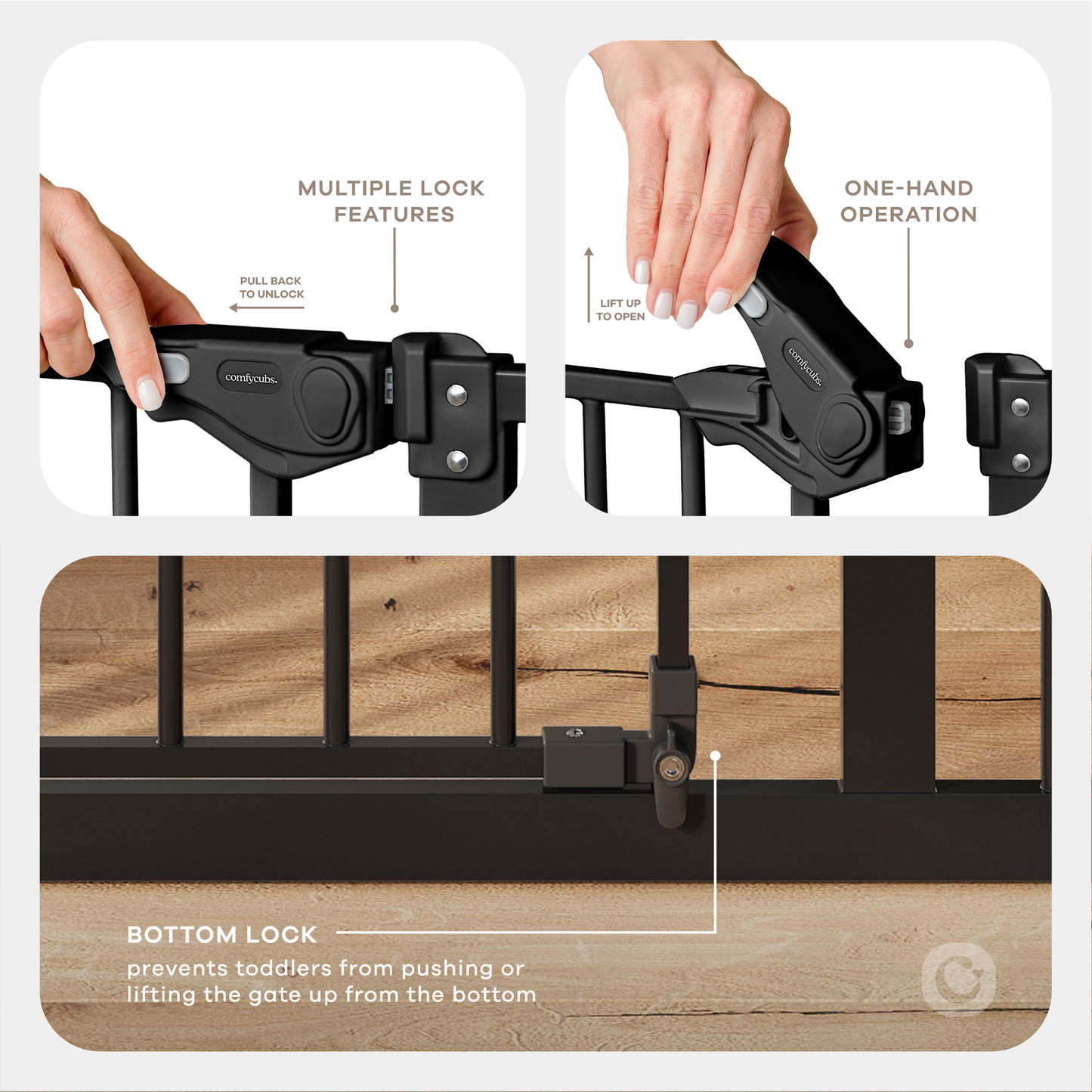 Baby Safety Gate by Comfy Cubs