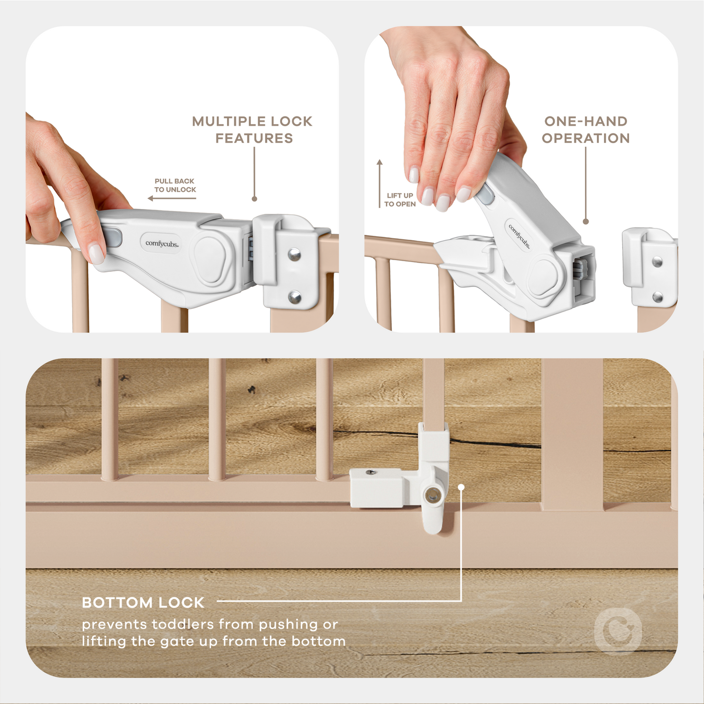 Baby Safety Gate by Comfy Cubs