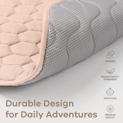 Play Mat with Non-Slip Bottom - Blush