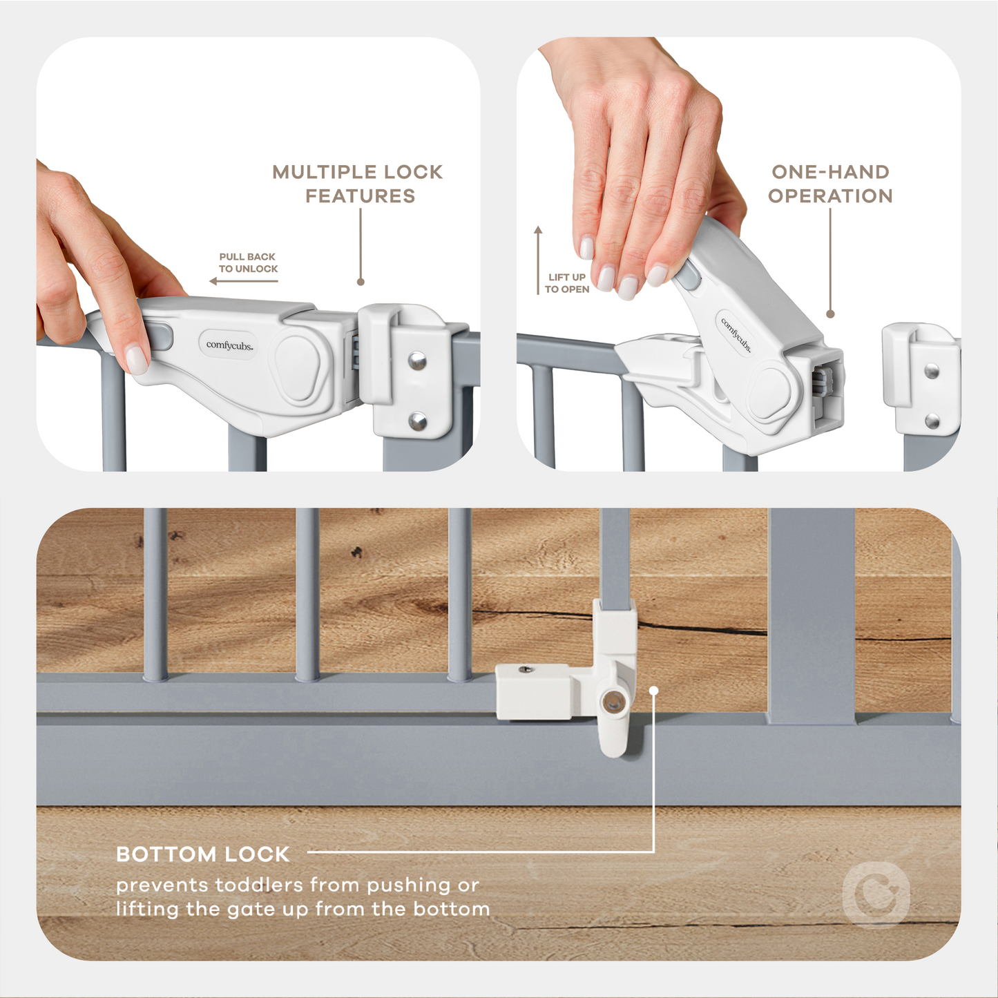Baby Safety Gate by Comfy Cubs