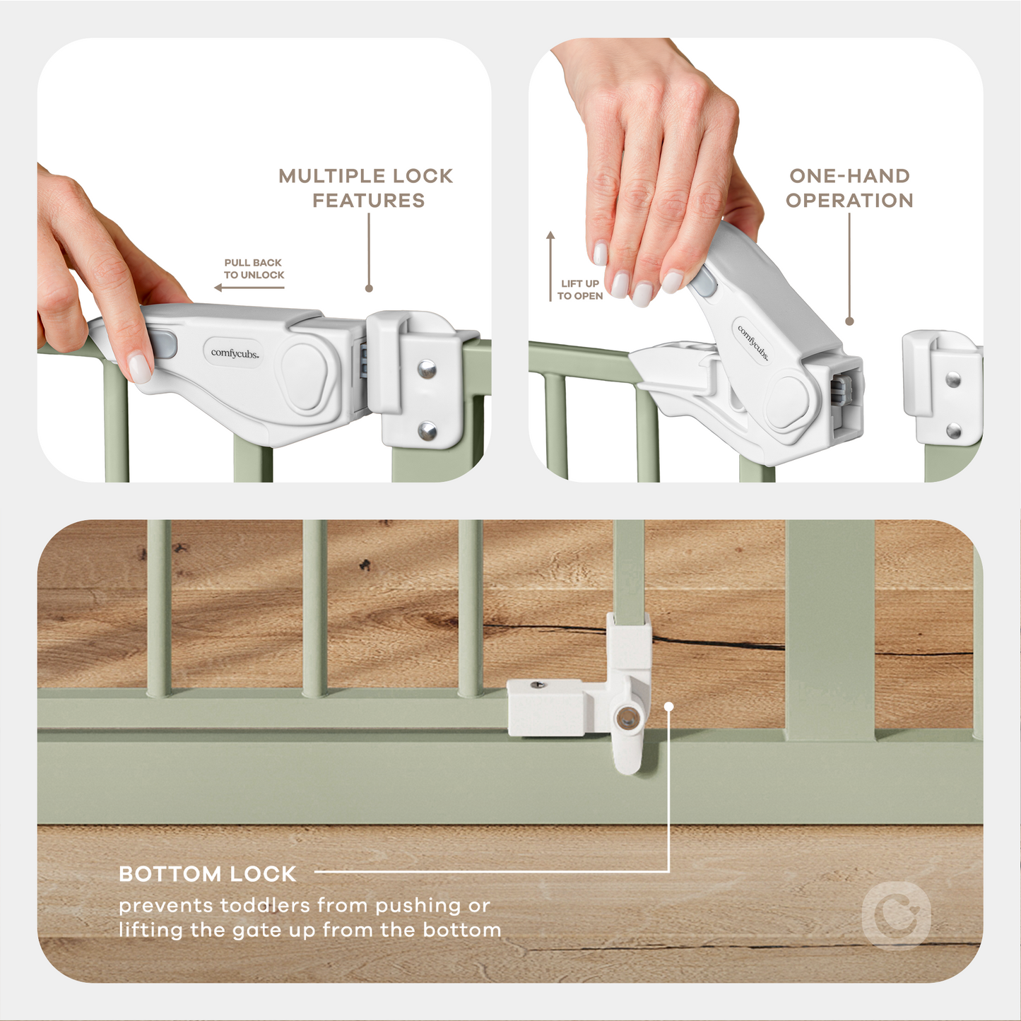 Baby Safety Gate by Comfy Cubs