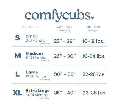 Sleep Sacks by Comfy Cubs - Grey