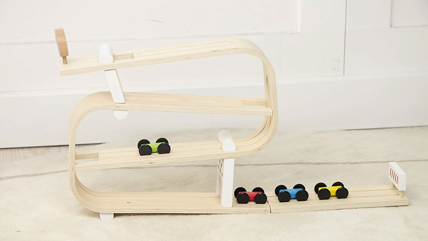 Avenlur Wooden Car Ramp – Fast, Fun, and Educational