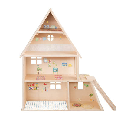Wooden Playhouse The Big Family - Moulin Roty