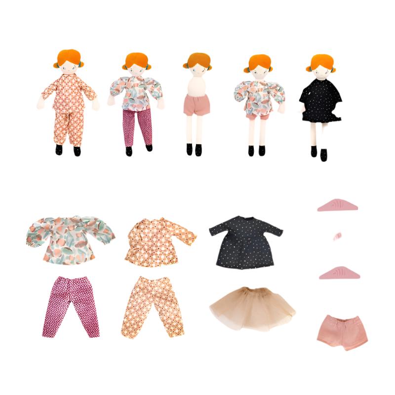 Suitcase - Blanche’s Wardrobe - Doll - Moulin Roty