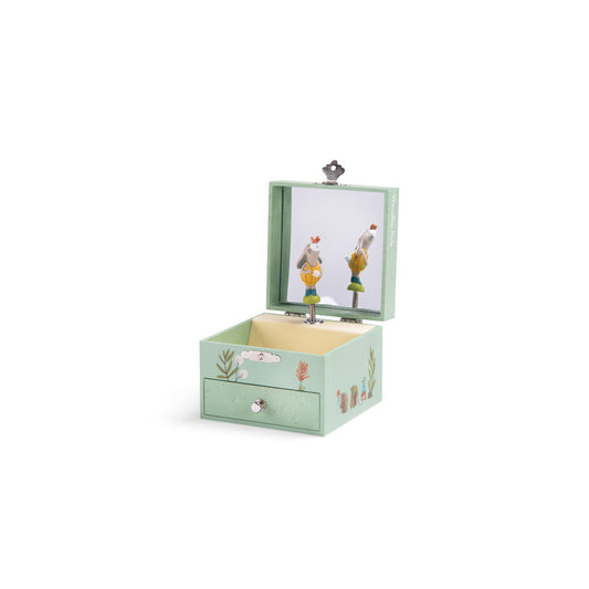 Musical Jewelry box - Three Little Rabbits - Moulin Roty