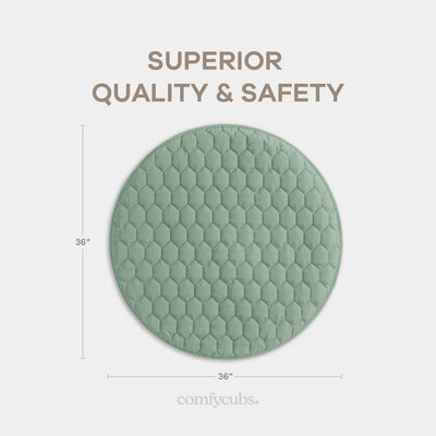 Play Mat with Non-Slip Bottom - Sage