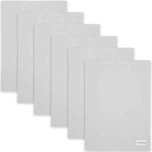 Cotton Burp Cloths by Comfy Cubs - Stone