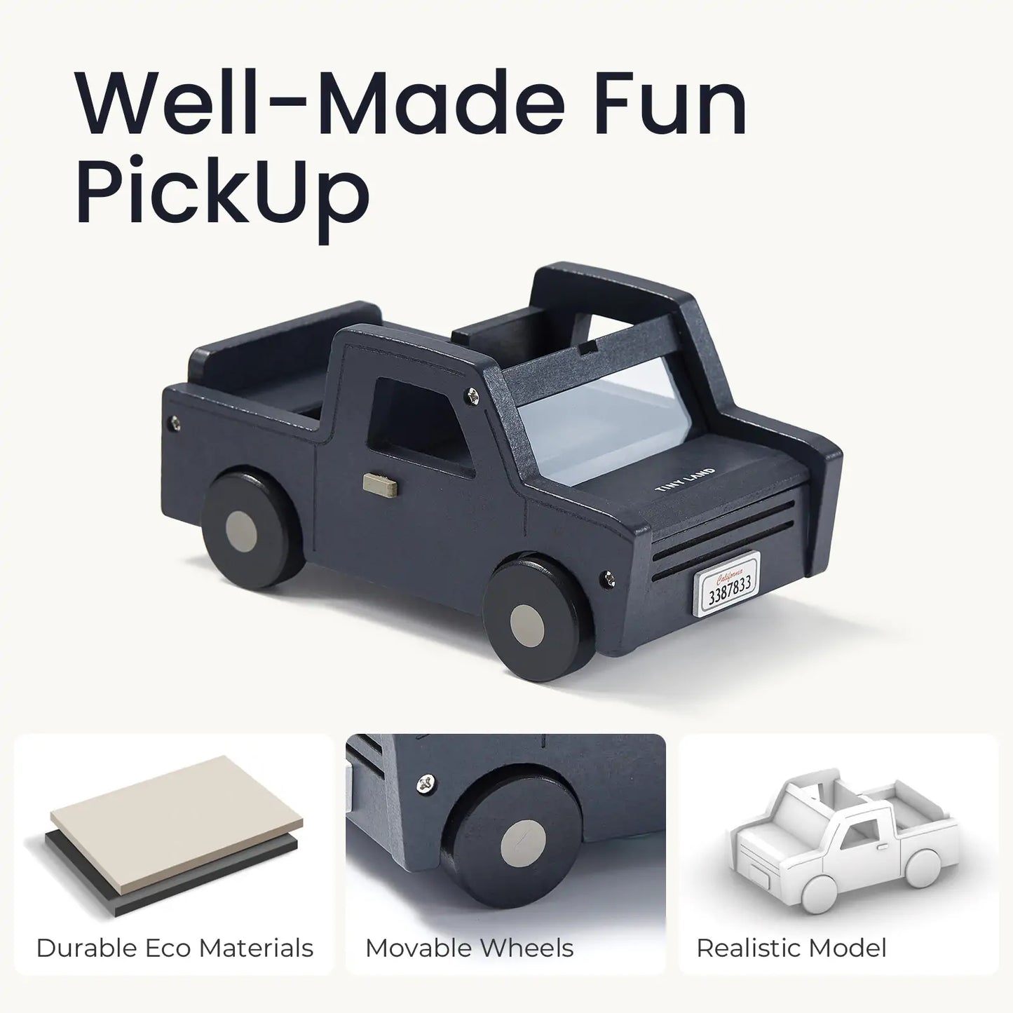 Tiny Land® Wooden Dollhouse - Garage - Kidtoycart