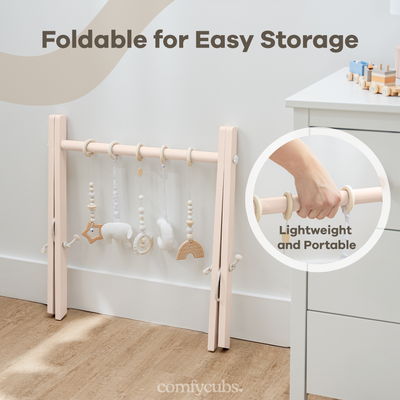 Baby Play Gym by Comfy Cubs in Blush