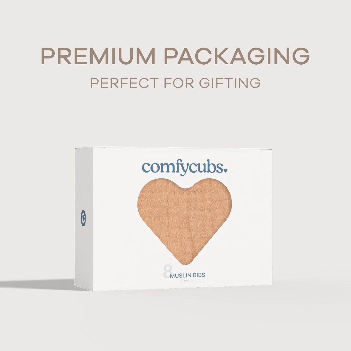 Muslin Bibs by Comfy Cubs - Caramel