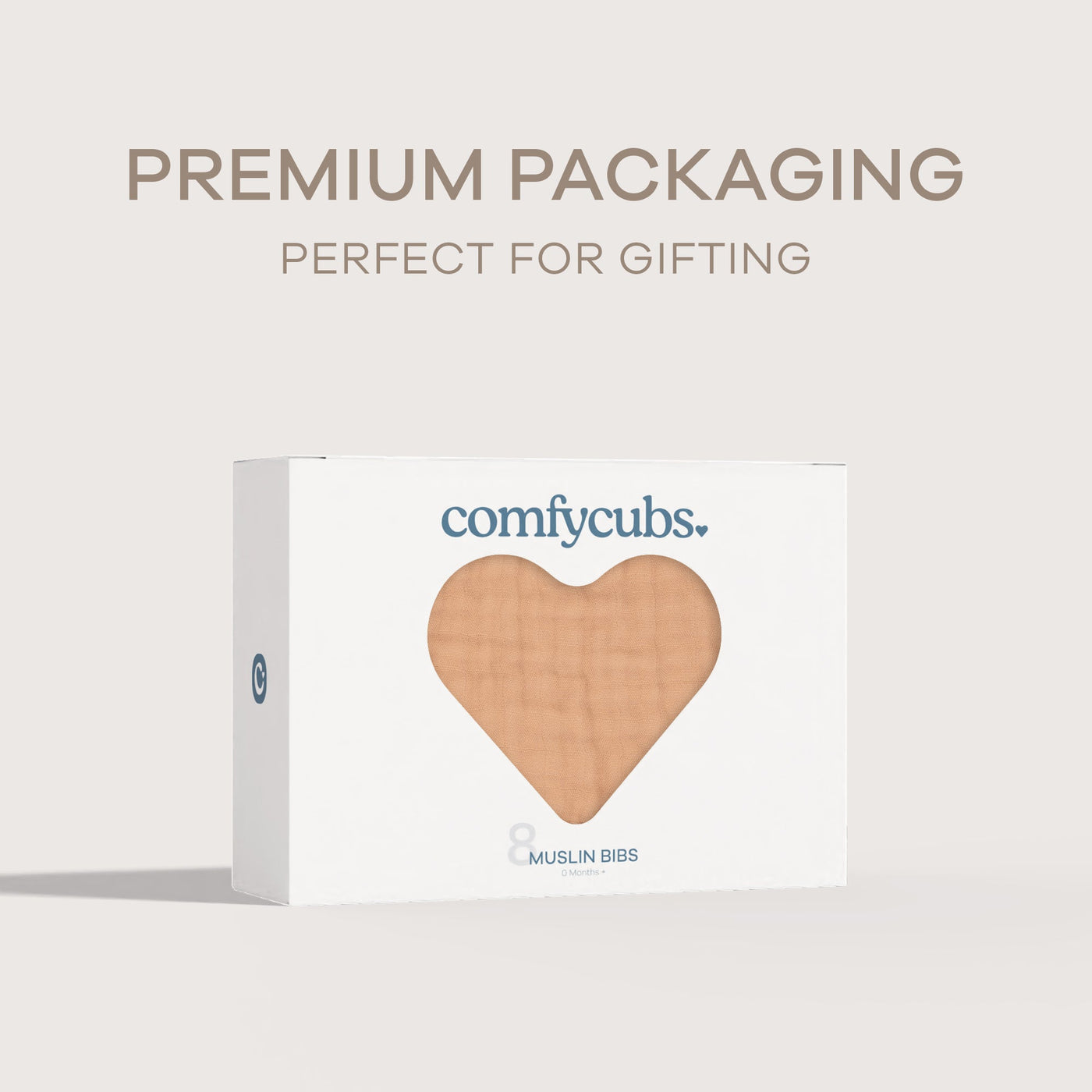 Muslin Bibs by Comfy Cubs - Caramel