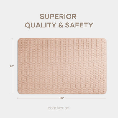 Play Mat with Non-Slip Bottom - Blush