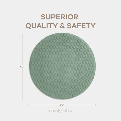 Play Mat with Non-Slip Bottom - Sage