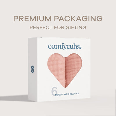 Muslin Washcloths by Comfy Cubs - Lace
